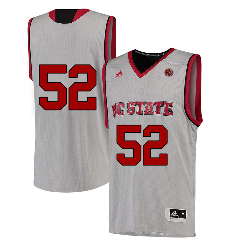 Men #52 Todd Fuller NC State Wolfpack College Basketball Jerseys-White - Click Image to Close